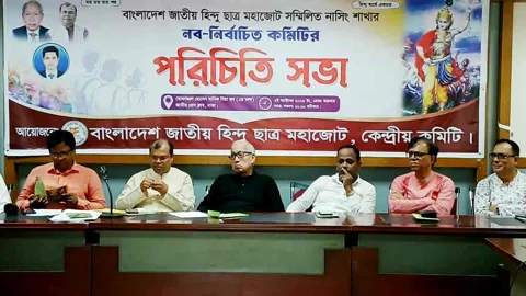 দুর্গাপূজা ও ইউপি নির্বাচন ঘিরে হিন্দু মহাজোটের উদ্বেগ