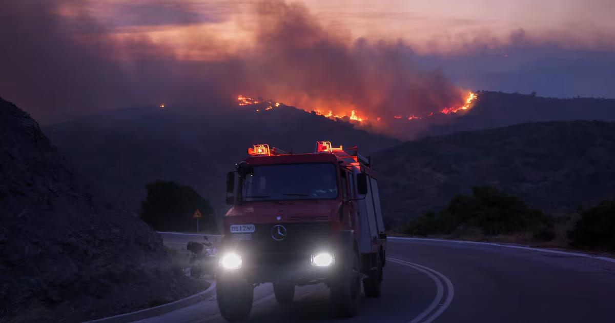 Wildfire In Greece Reuters 14-08-2025