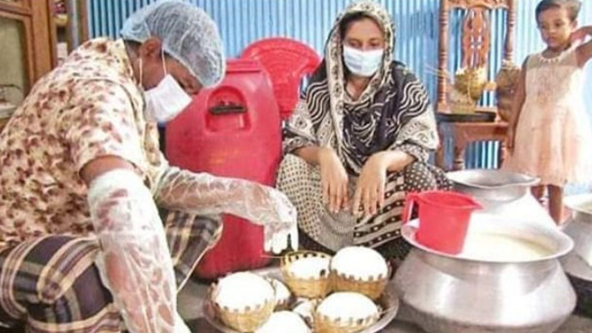 পনির কারিগর নিশান, যার পূর্বপুরুষদের হাত ধরেই এ অঞ্চলে পনির তৈরির ঐতিহ্য গড়ে উঠেছে। ছবি: সংগৃহীত