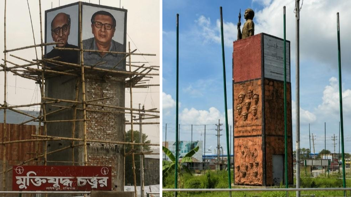 জাতীয় ৪ নেতার ম্যুরাল অপসারণ— ক্ষুব্ধ মুক্তিযোদ্ধারা, প্রশাসনের দায় অস্বীকার