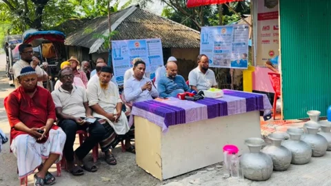 খাগড়াঘাট ও কৈখালি গ্রামে স্থাপিত শোধনাগার দুটি শনিবার উদ্বোধন করা হয়। ছবি: সংগৃহীত