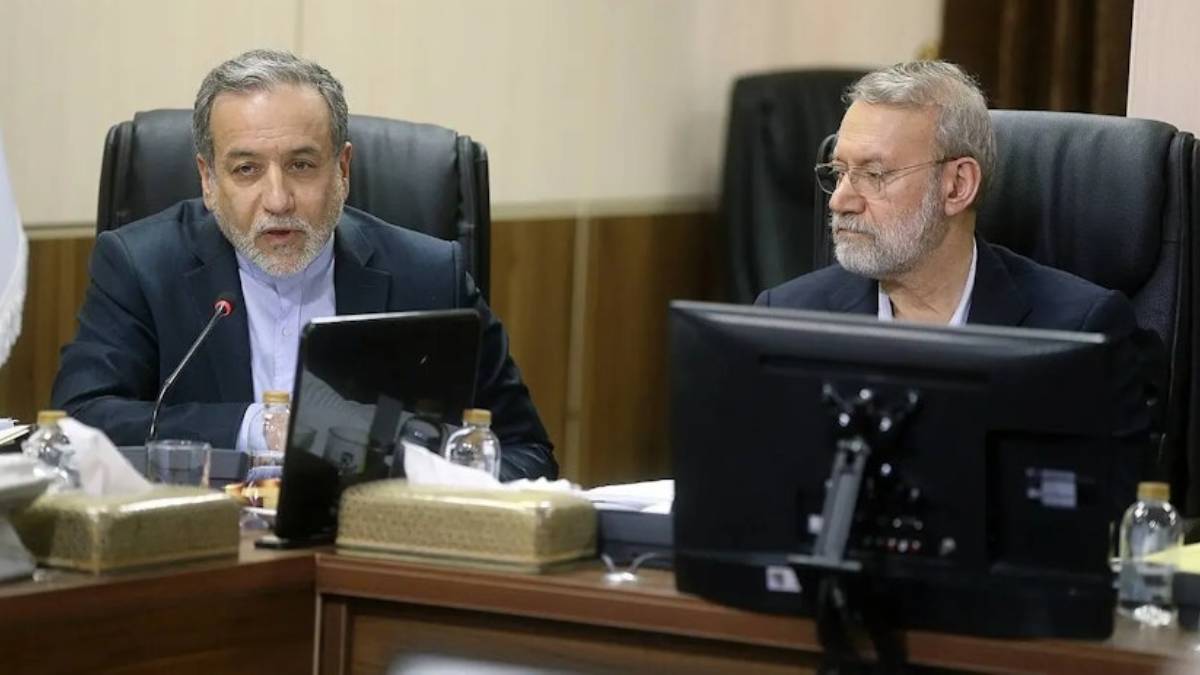 Abbas Araghchi And Ali Larijani File Photo 05-03-2026