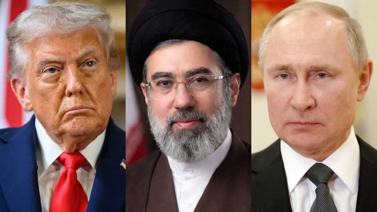 Donald Trump Mojtaba Khamenei And Vladimir Putin 09-03-2026