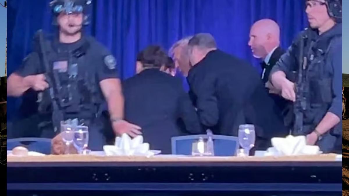 Donald Trump Escortes While Shooting In Dinner 26-04-2026