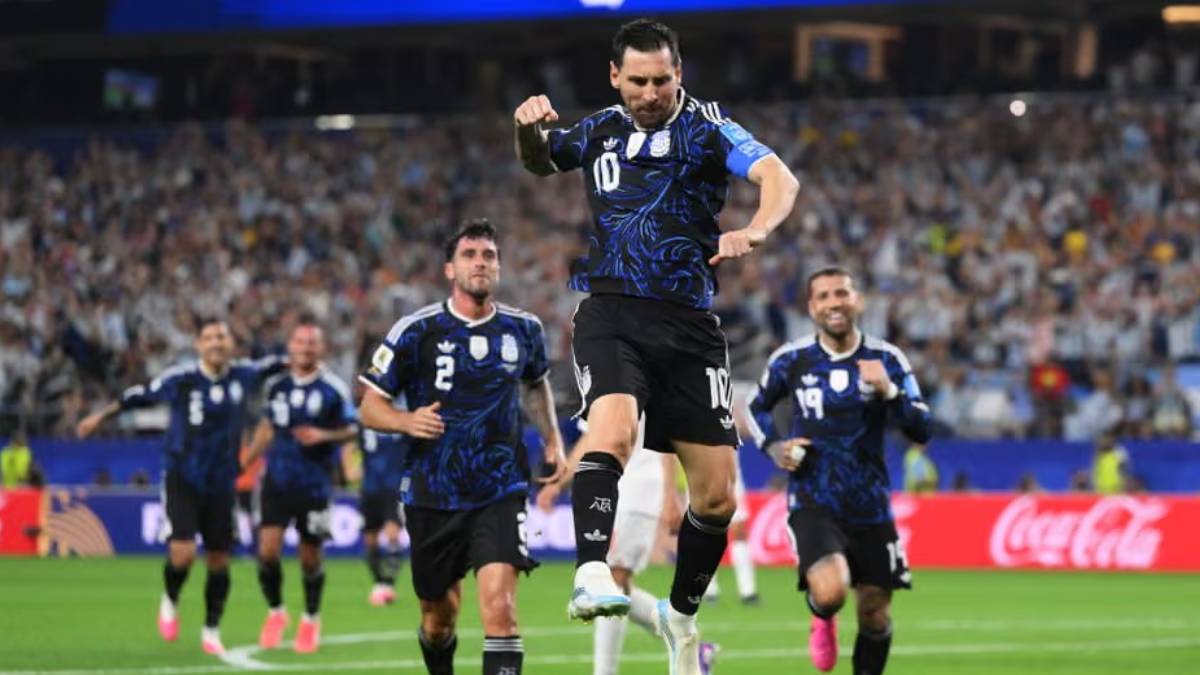 Lionel Messi Record Goal Celebration Against Jordan 28-06-2026