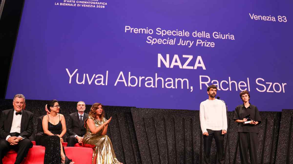 Yuval Abraham And Rachel Szor At Venice Film Festival 14-09-2026