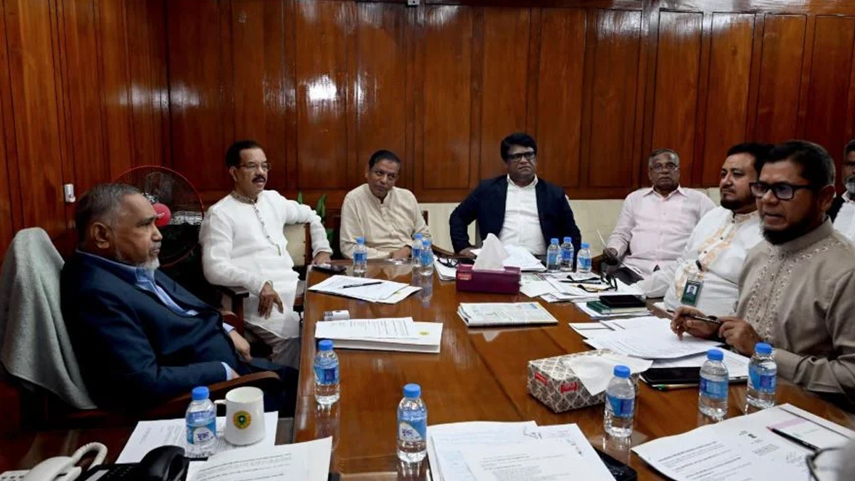 বৃহস্পতিবার জাতীয় সংসদ ভবনে সরকারি হিসাব কমিটির দ্বিতীয় বৈঠক অনুষ্ঠিত হয়। ছবি: জাতীয় সংসদ সচিবালয়