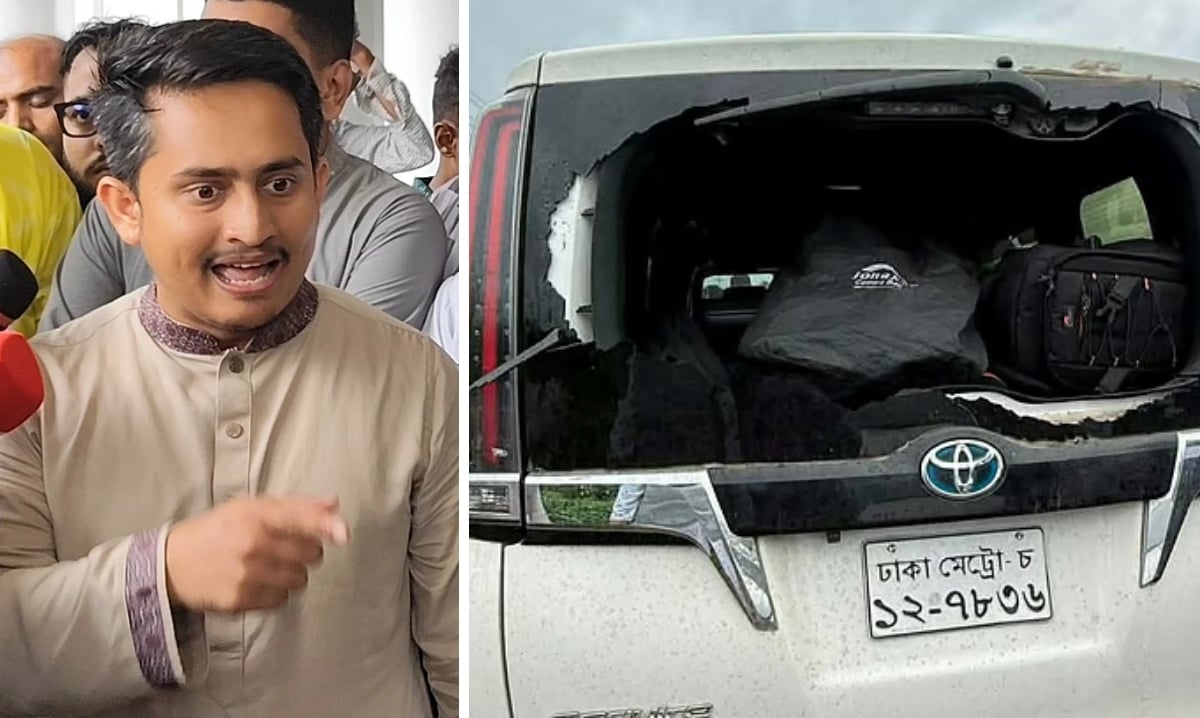 Attack on Vehicle Carrying Sarjis Alam in Sylhet; Chhatra Dal Denies Involvement