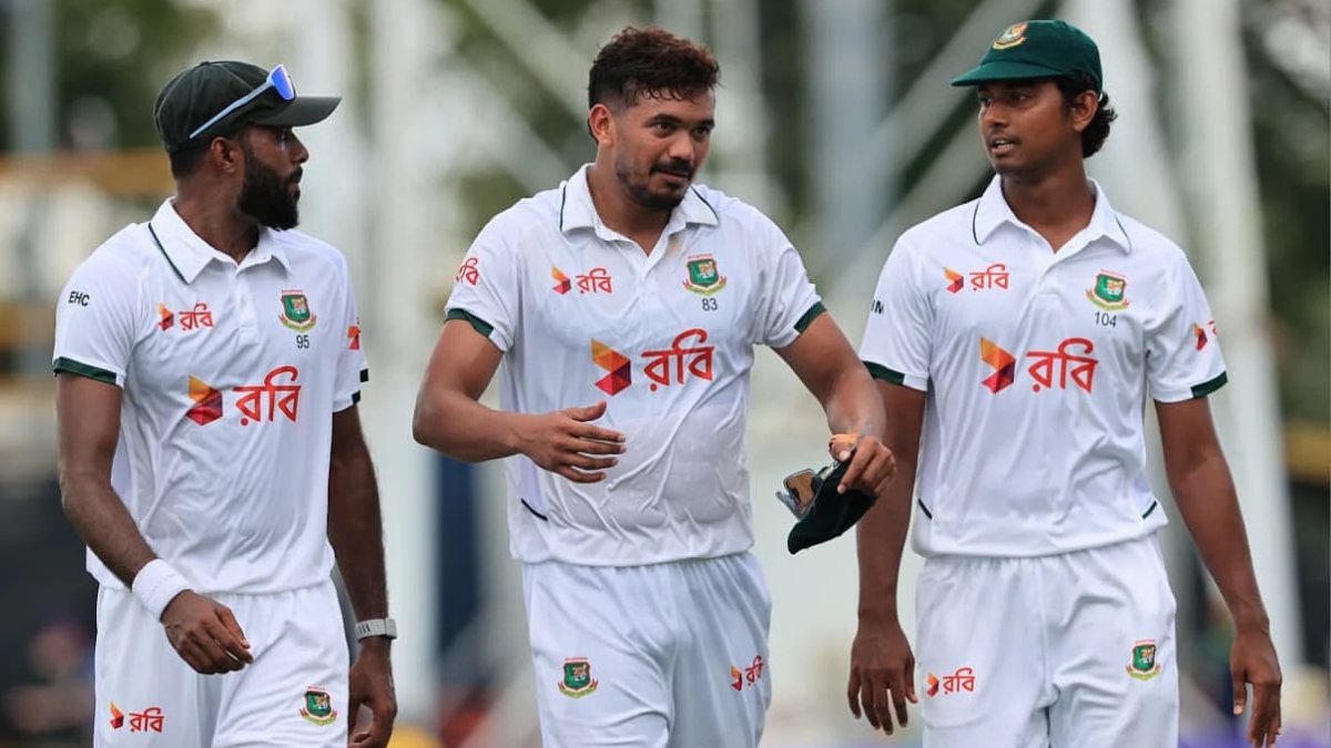 এক ফ্রেমে বাংলাদেশের তিন পেসার। ছবি: সংগৃহীত