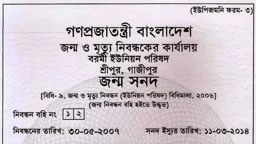 জন্ম ও মৃত্যু নিবন্ধন কার্যক্রম ৭ দিন বন্ধ