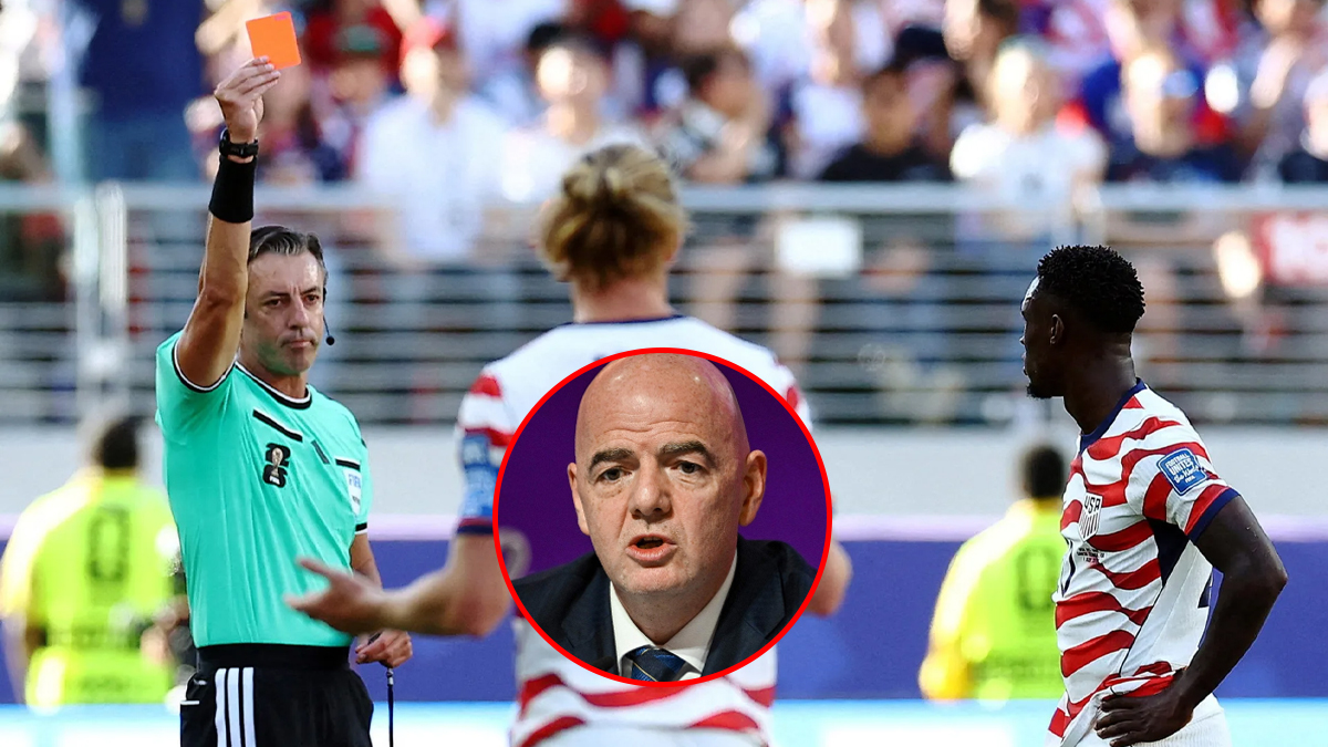 Balogun-Shown-Red-Card-With-Infantino-In-Inset-16-07-2026