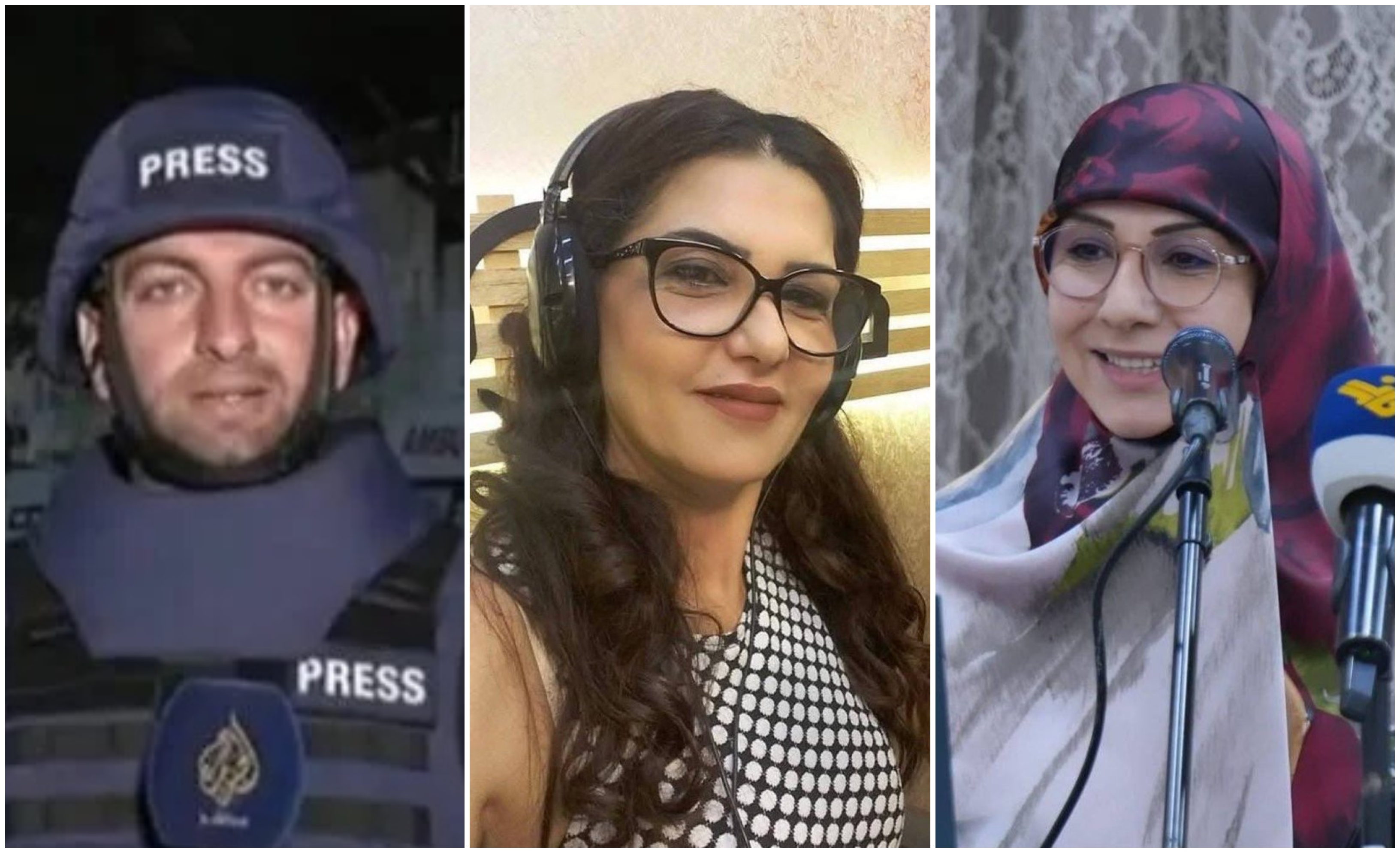 Deceased-journalists-Mohammad-Samir-Washah-Ghada-Dayekh-and-Sujan Khalil