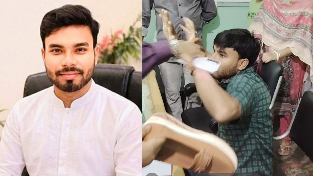 এনসিপি নেতাকে নারীর জুতাপেটা, দল থেকে অব্যাহতি