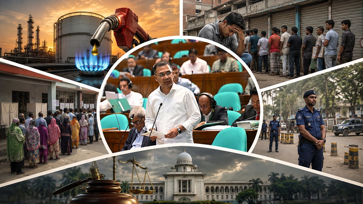 পাঁচ পরীক্ষার মুখে ৬ মাসের সরকার