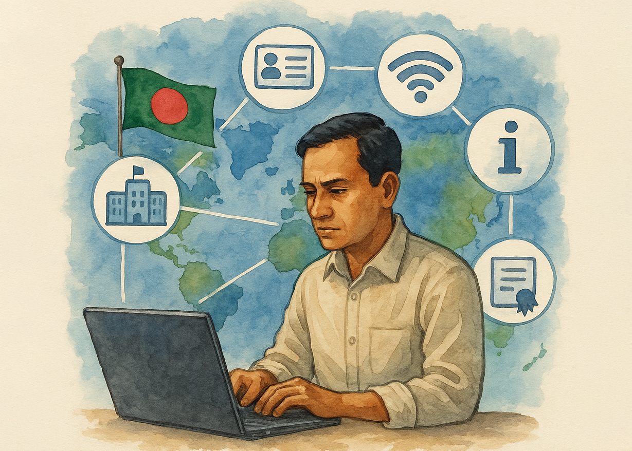 সরকারি সেবায় তথ্যপ্রযুক্তি: বাংলাদেশের অবস্থান কোথায়?