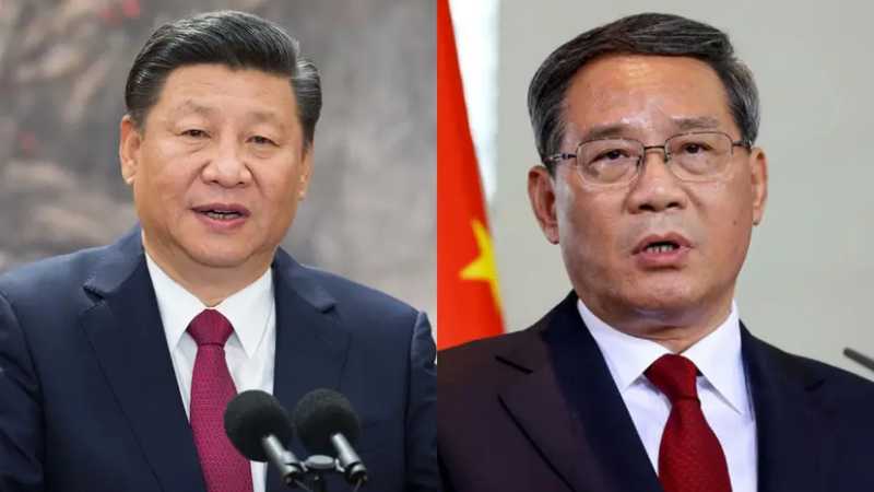 Chinese President Xi Jinping and Premier Li Keqiang.