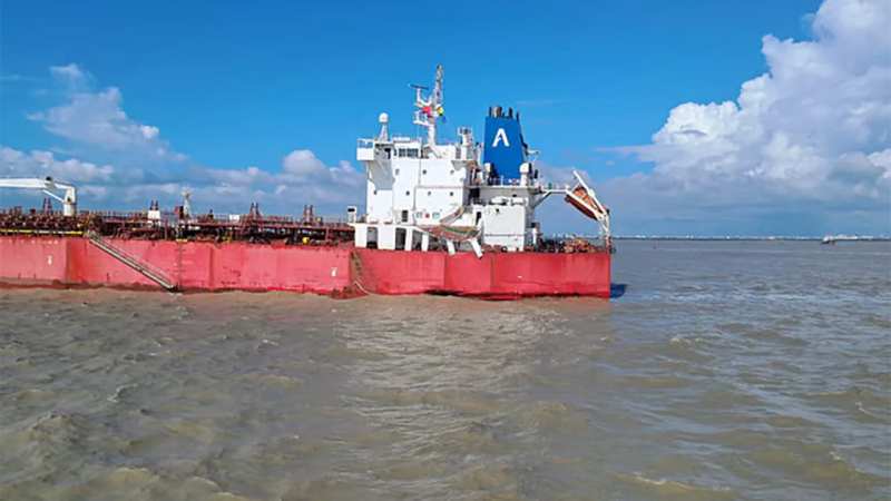 Collision between two ships in Chittagong Port waters