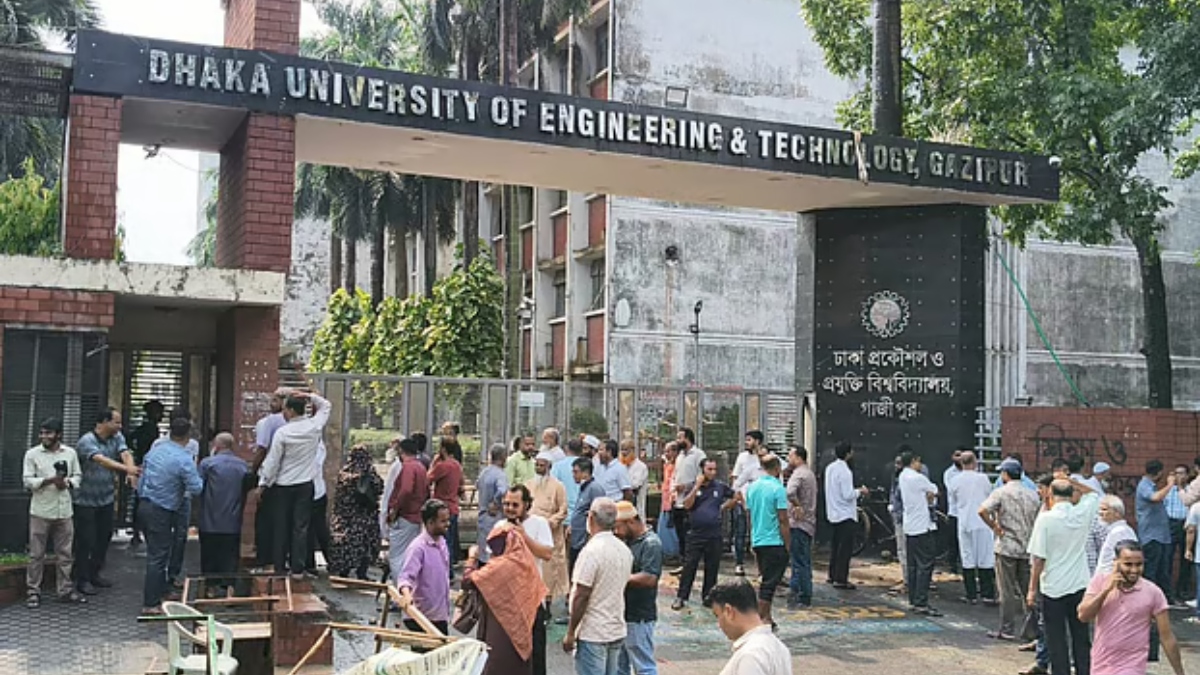 ডুয়েটে ভিসিবিরোধী আন্দোলন পঞ্চম দিনে, ‘ব্লকেড কর্মসূচি’ অব্যাহত