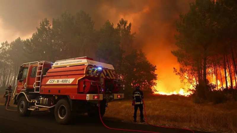 Devastating wildfires in France and Spain