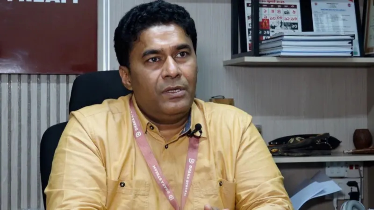 ঢাকা স্ট্রিমের সম্পাদক ও প্রকাশক গোলাম ইফতেখার মাহমুদ। ছবি: সংগৃহীত