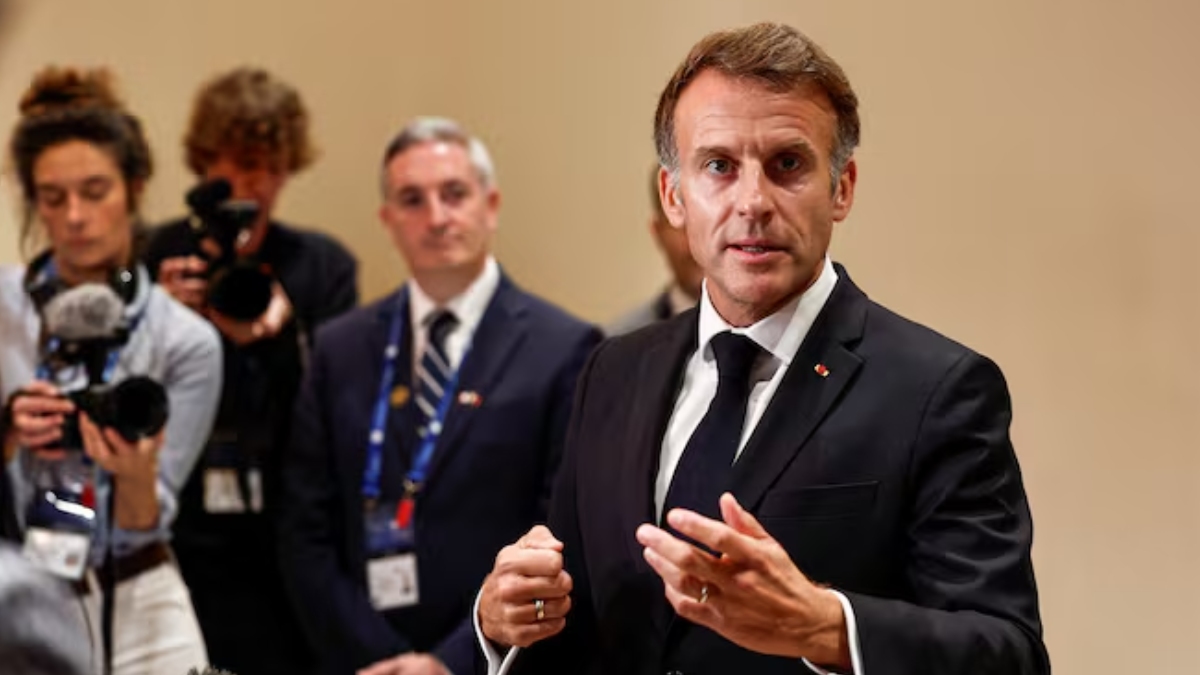 Emmanuel Macron in Qatar