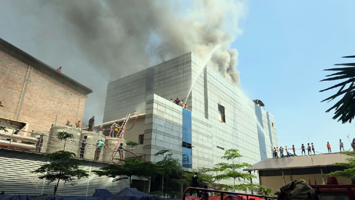 Fire in Drug Factory Tongi