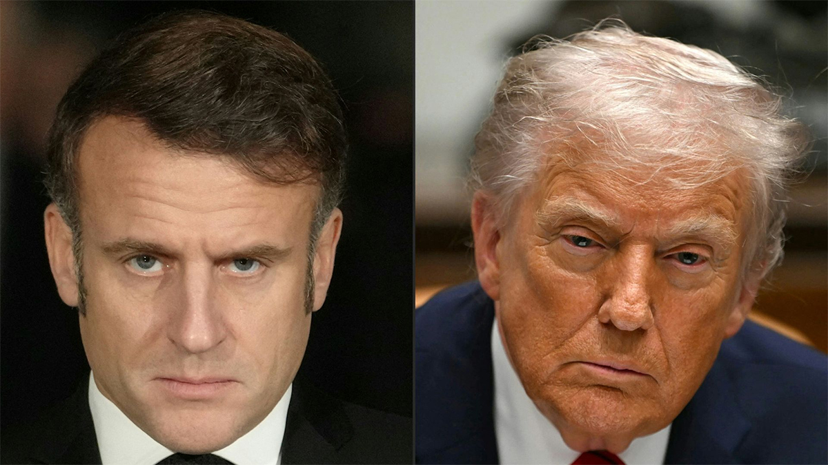 France's-President-Emmanuel-Macron-And-US-President-Donald-Trump-03-04-2026