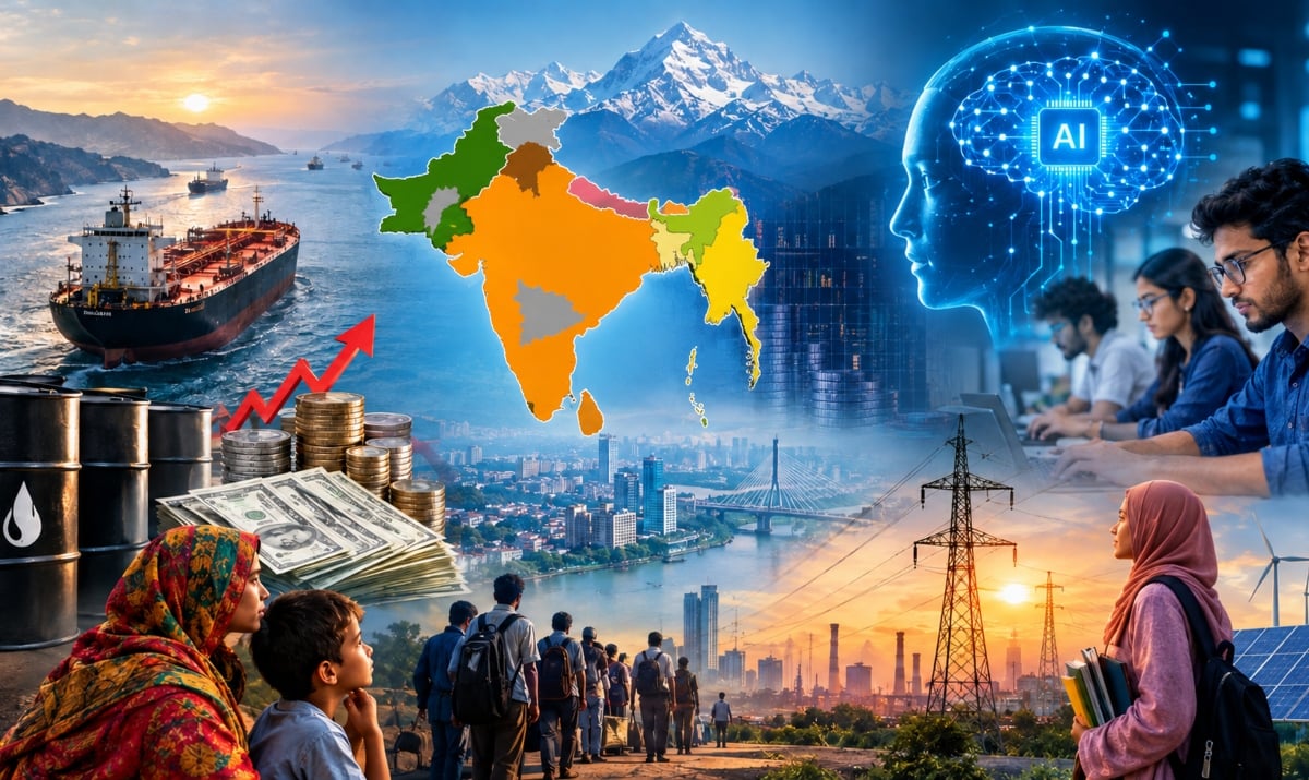 হরমুজ থেকে হিমালয়: জ্বালানি, ঋণ ও এআইয়ের যুগে দক্ষিণ এশিয়ার ভবিষ্যৎ