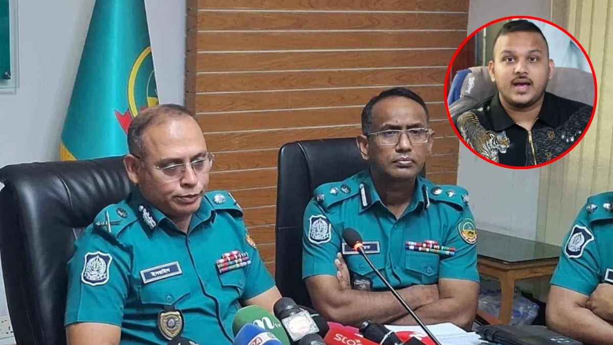 প্রিজন ভ্যানের তালা খুলে ‘পিচ্চি রাজা’কে প্রাইভেট কারে তুলে দেন এসআই প্রবীর