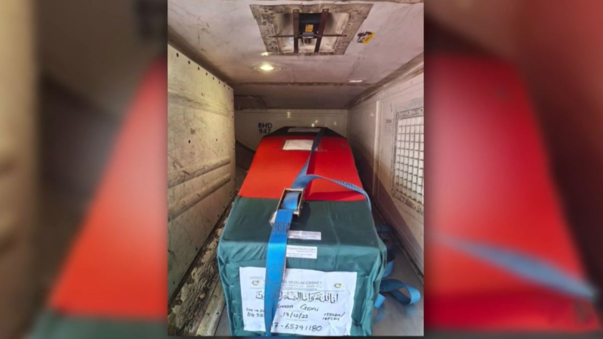 Hadi's body is in the freezer of the Heart Institute