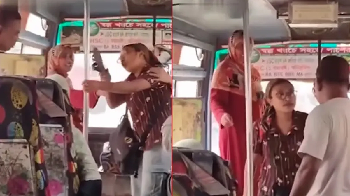 বাসে নারীকে হেনস্তাকারী সেই হেলপার মোহাম্মদপুর থেকে গ্রেপ্তার