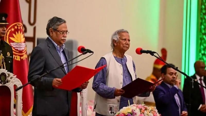 How successful and how unsuccessful was Dr. Yunus' interim government_