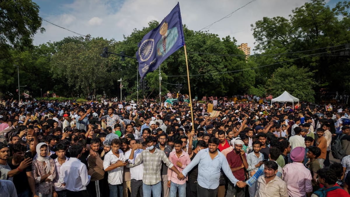 India's Modi promises fast-track courts on exam leaks, protesters want minister to quit (1)