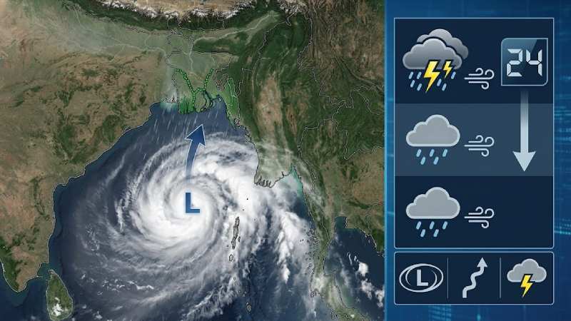 ২৪ ঘণ্টার মধ্যে বঙ্গোপসাগরে লঘুচাপ সৃষ্টি হতে পারে, ৩ বিভাগে বৃষ্টির পূর্বাভাস