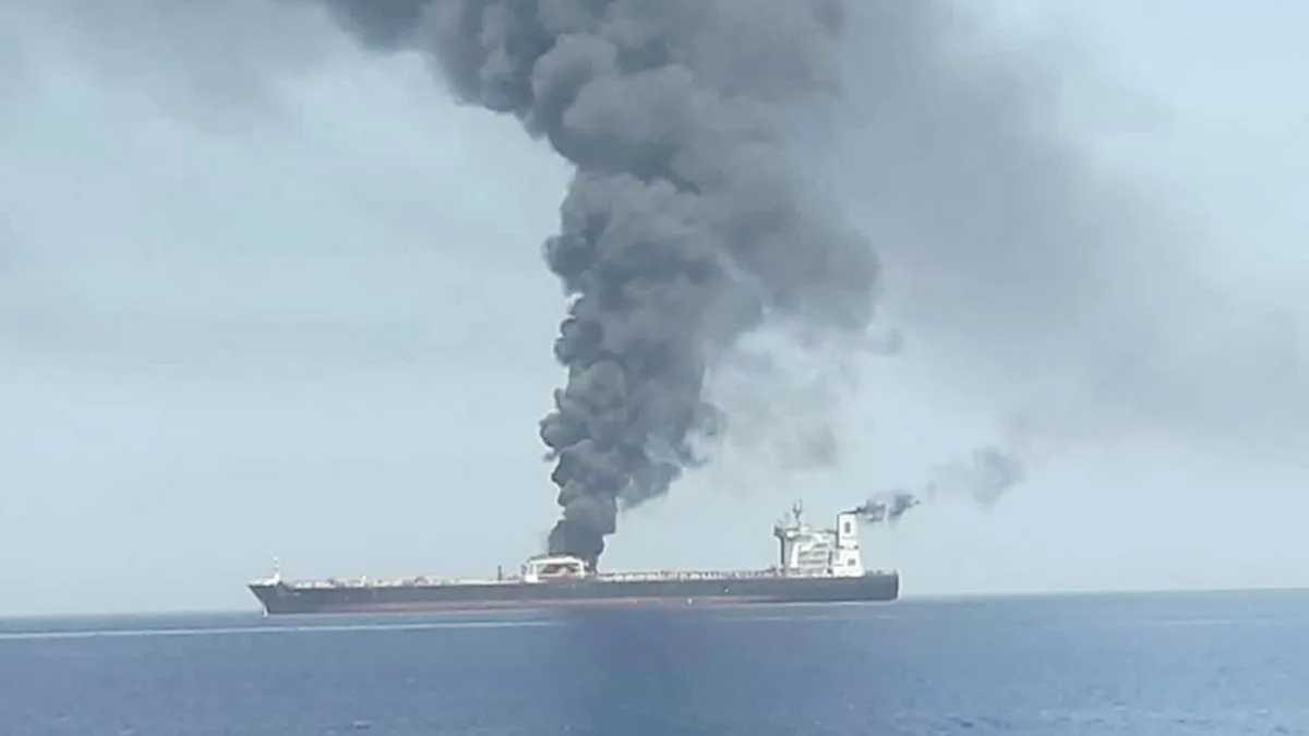 Iran attacks tanker in Strait of Hormuz, 24 crew rescued