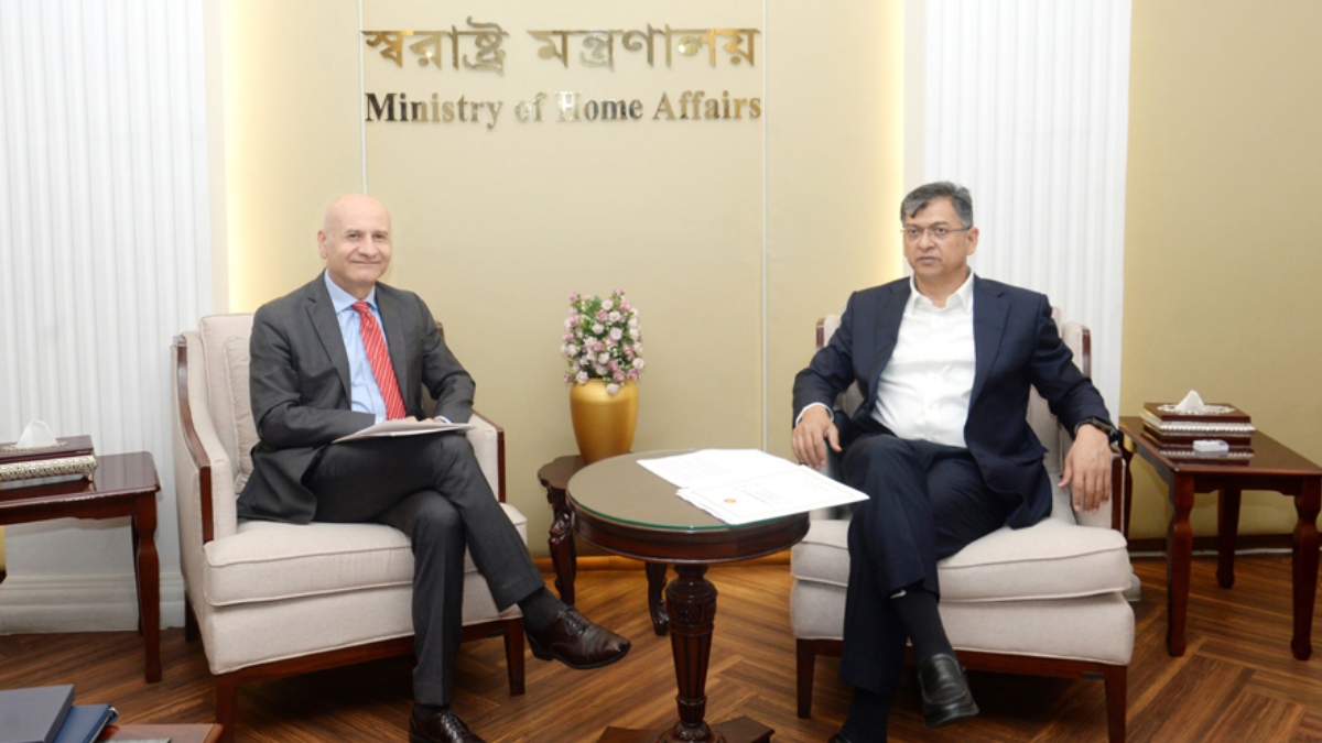 Italian Ambassador to Bangladesh Antonio meets Home Minister at Secretariat on Tuesday