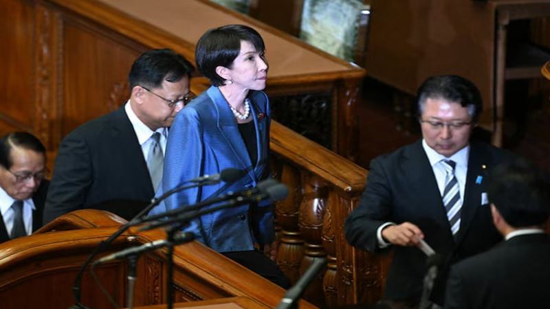 Japanese Prime Minister Sanae Takaichi