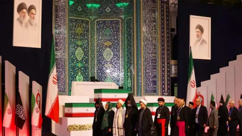 Khamenei's burial process begins; world leaders from 30 countries arrive in Tehran to pay their respects.