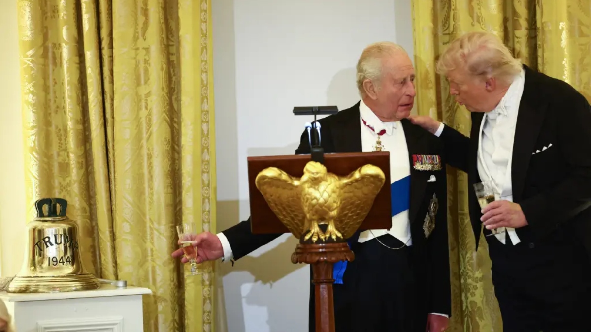 King Charles III gifts President a bell from HMS Trump, reinforcing US-UK ties (1)
