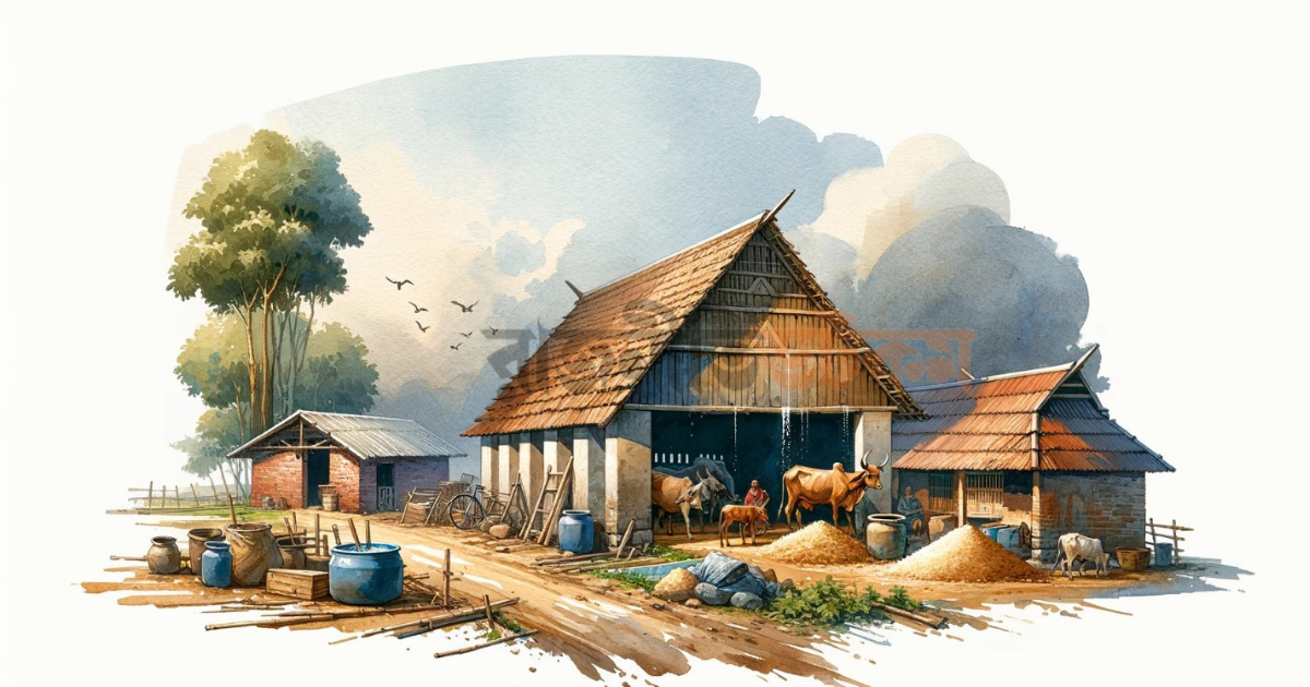 গৃহস্থের গোয়াল ঘর