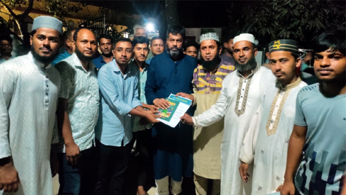 Letter to Feni MP seeking embankment to curb flood erosion
