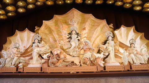 দুর্গোৎসবের মহাসপ্তমী আজ