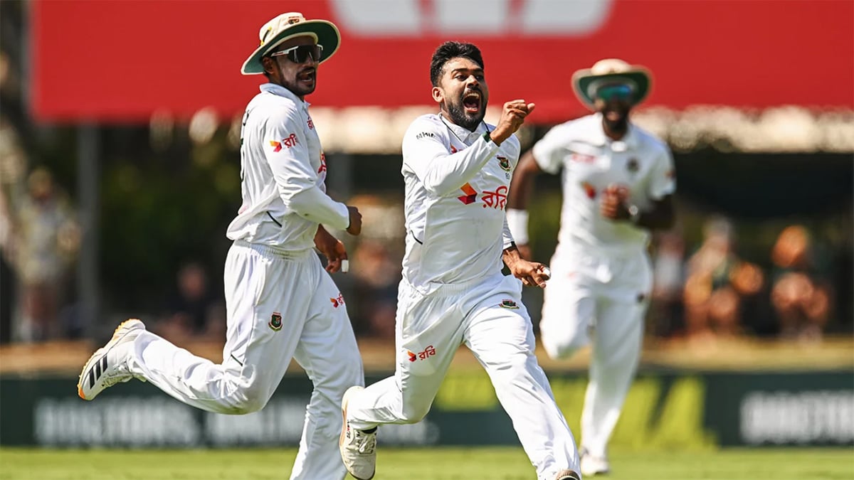 অস্ট্রেলিয়ায় ঐতিহাসিক টেস্ট জয়ে বাংলাদেশের টার্গেট ৫৭