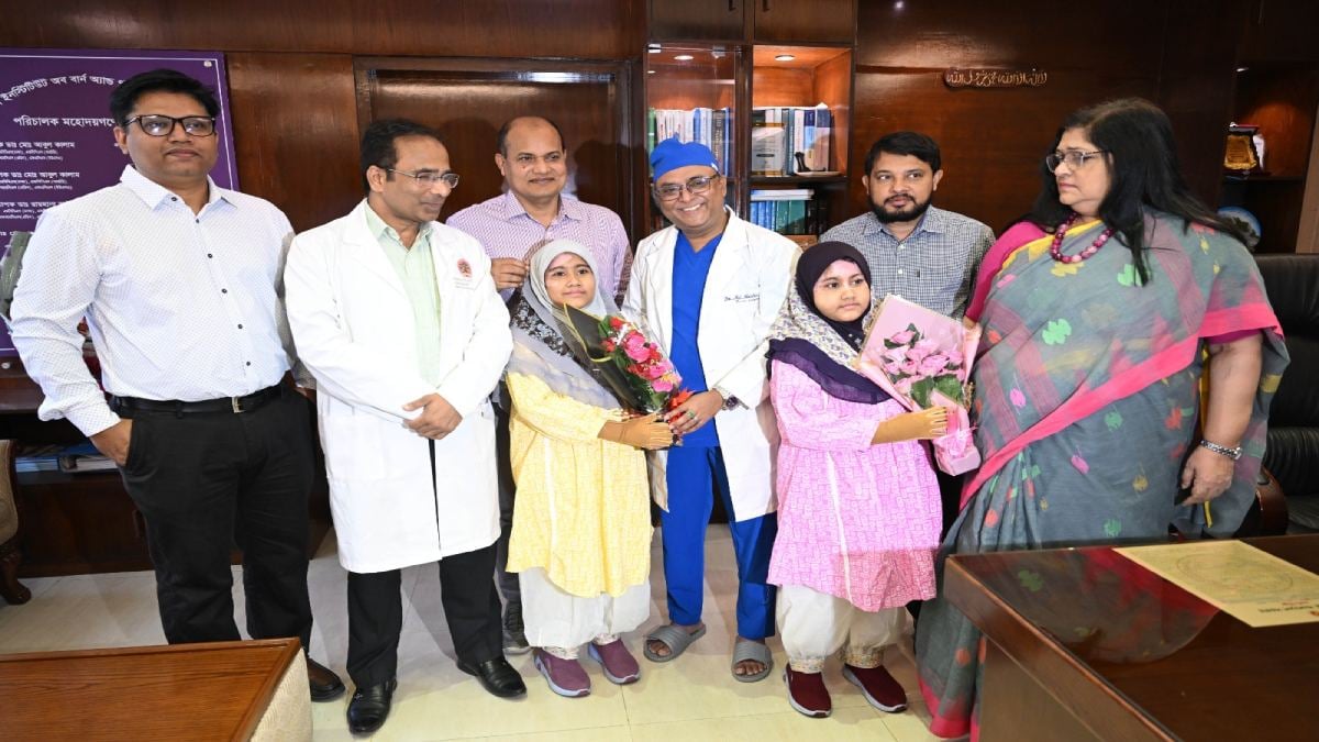 Milestone accident_ Twin babies return home after three and a half months of treatment