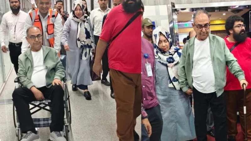 মালয়েশিয়ায় চিকিৎসা শেষে দেশে ফিরেছেন বিএনপির মির্জা আব্বাস