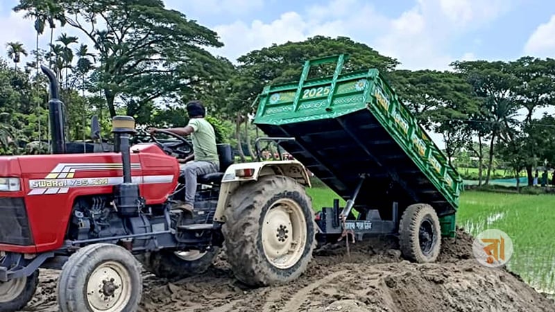 সরকারি কালভার্ট ভাঙায় জমির মালিককে জরিমানা