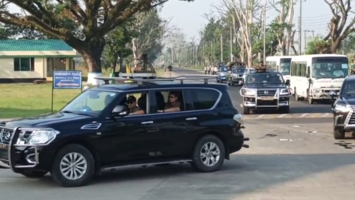 প্রধানমন্ত্রী তারেক রহমানের গাড়িবহর। ছবি: সংগৃহীত