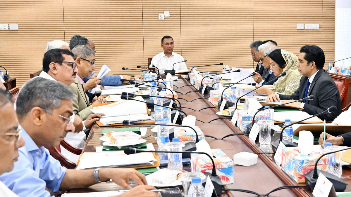 প্রধানমন্ত্রী তারেক রহমানের সভাপতিত্বে সোমবার সরকারের ১৮তম মন্ত্রিসভা বৈঠক অনুষ্ঠিত হয়। ছবি: পিএমও