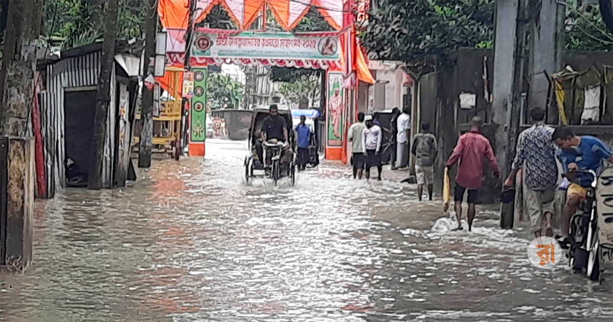 Patuakhali Rain And Waterlog News Photo 09-07-2025 (2)
