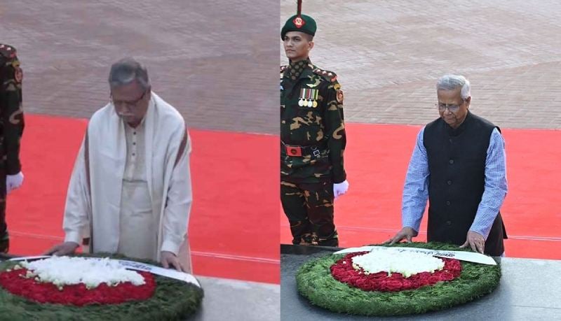 President and Chief Advisor pay tribute to martyred intellectuals